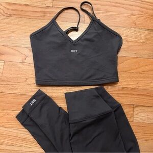 SET Active Bra + Legging Set in grey